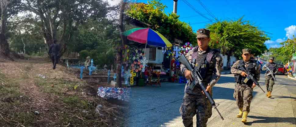 Policías y militares garantizan seguridad en los cementerios en el Día ...