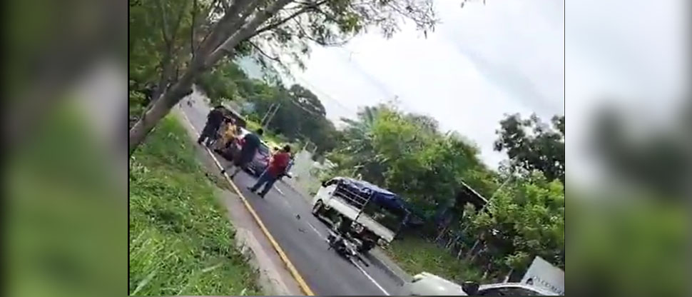 Motociclista resulta lesionado tras choque en la carretera de Oro - El Blog