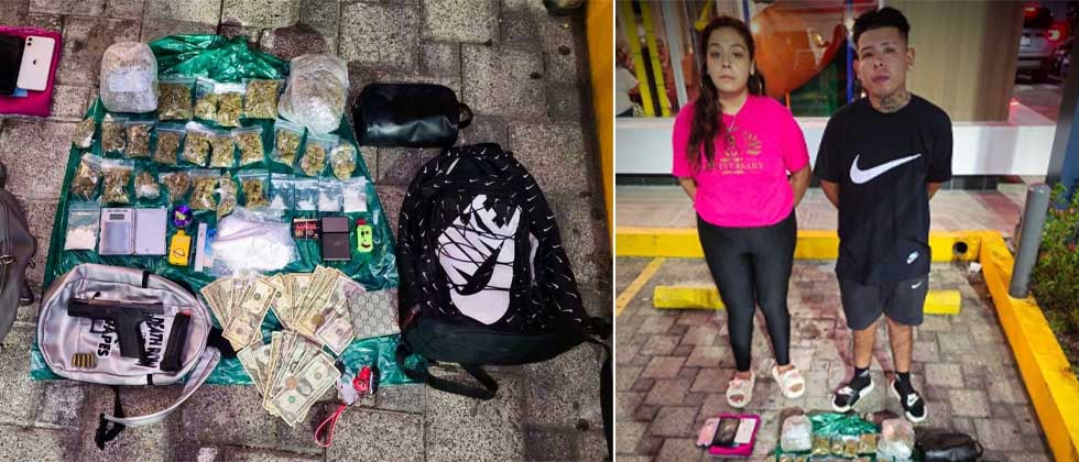 Capturan a pareja armada y con una mochila repleta de droga en un ...