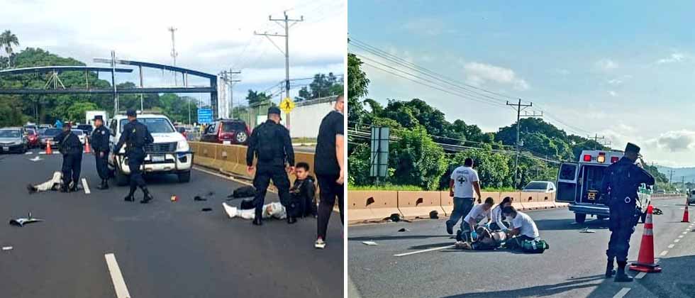 Motociclista atropella a joven que iba en bici y ambos terminan en el ...