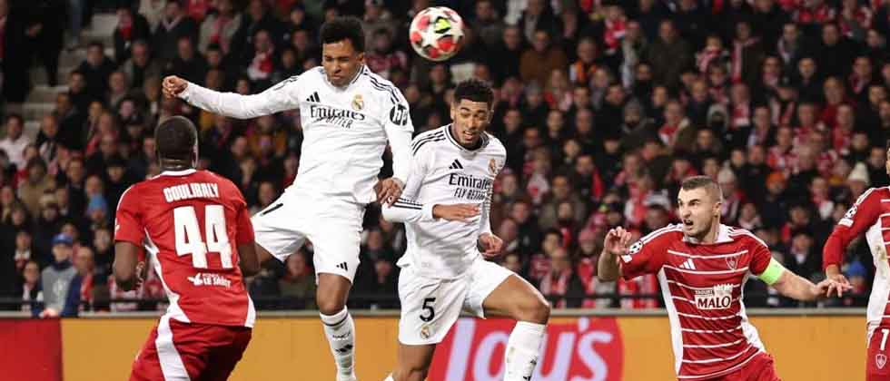 El Real Madrid golea al Brest y se enfrentará al City o Celtic en la ...